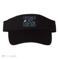 Caffeine Cats  Chapters My Midnight Routine Night Cat Owl Visor thumb 0