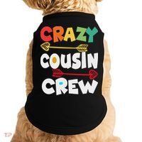 Crazy Cousin Crew Funny Matching Family Ns Doggie Tank thumb 0