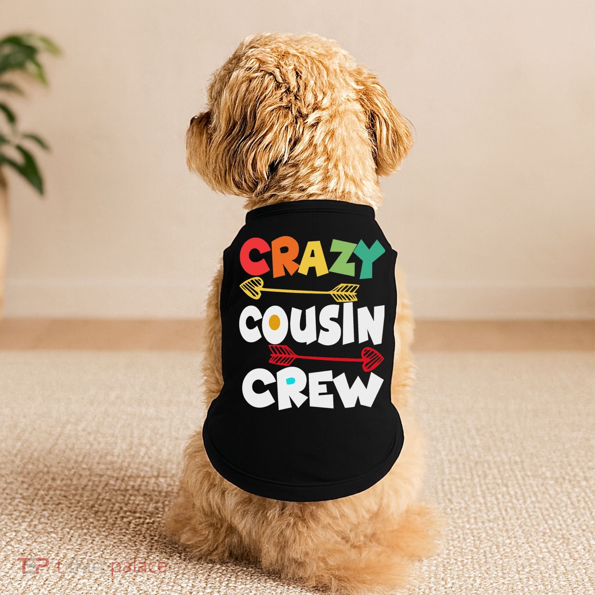 Crazy Cousin Crew Funny Matching Family Ns Doggie Tank