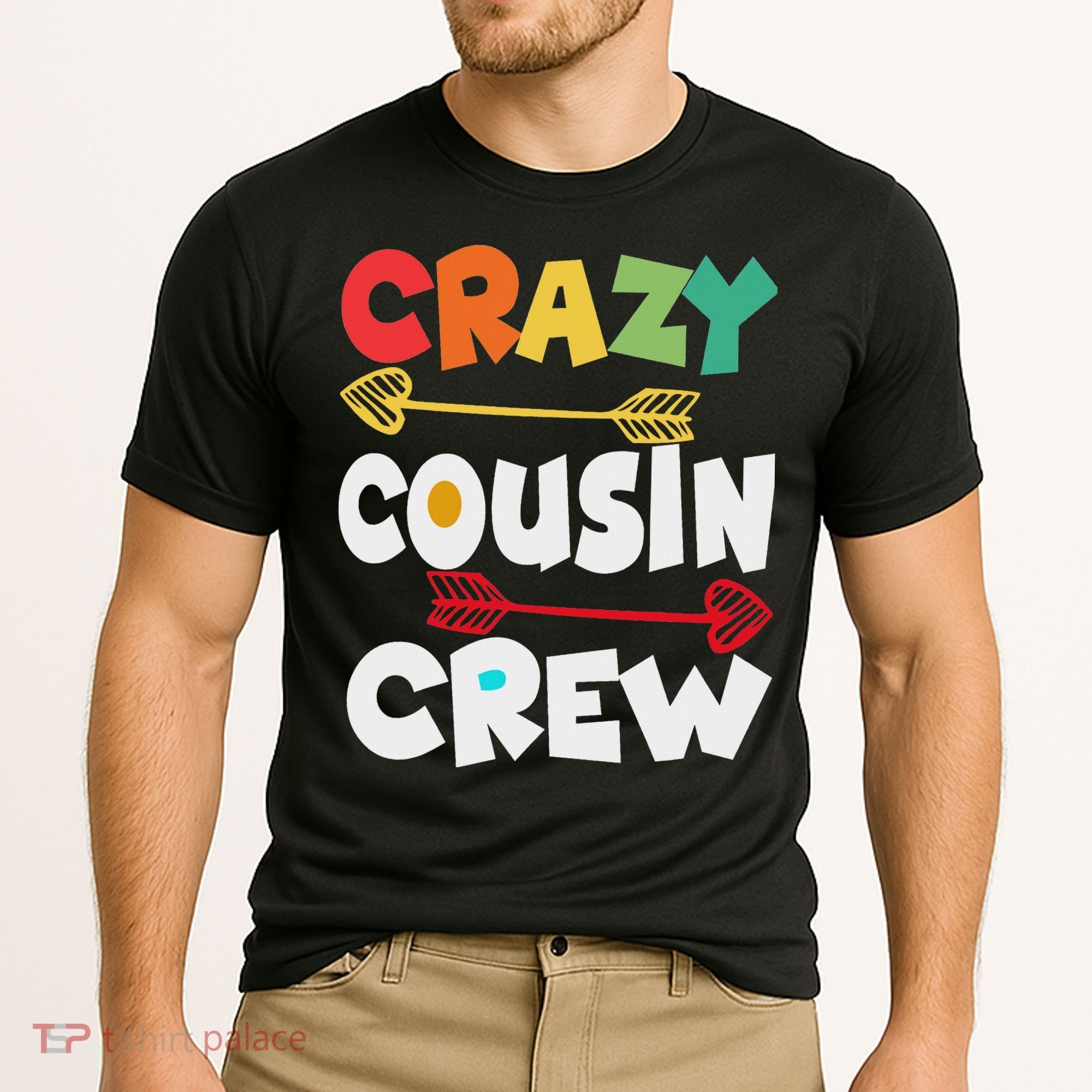 Crazy Cousin Crew Funny Matching Family Ns Cooling Performance Crew T-Shirt