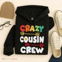 Crazy Cousin Crew Funny Matching Family Ns Hoodie thumb 4