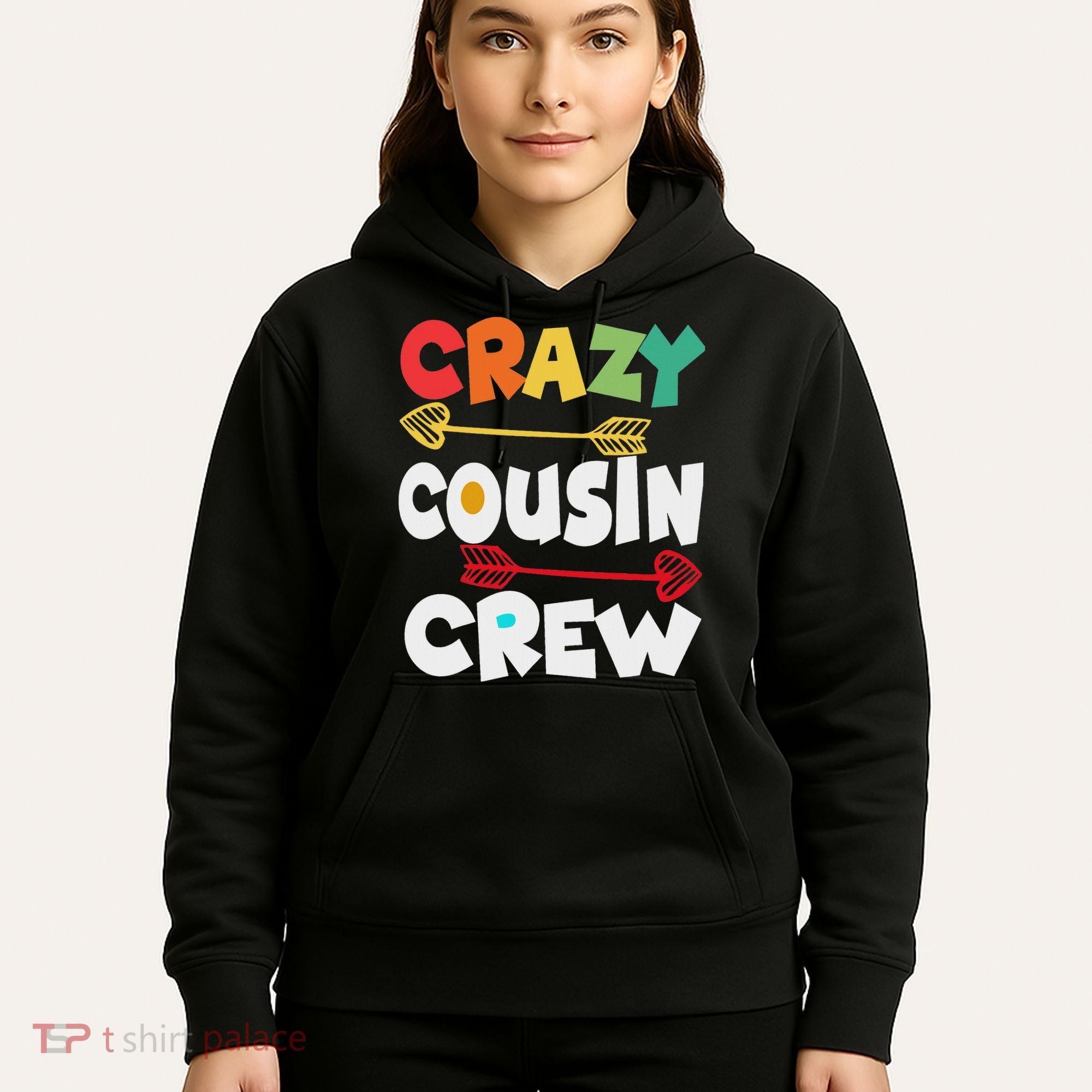 Crazy Cousin Crew Funny Matching Family Ns Hoodie