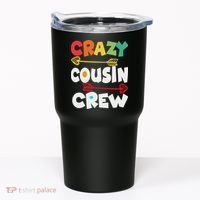 Crazy Cousin Crew Funny Matching Family Ns Tumbler thumb 0