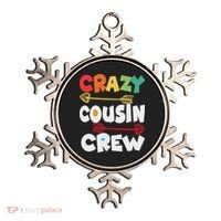 Crazy Cousin Crew Funny Matching Family Ns Ornament thumb 0