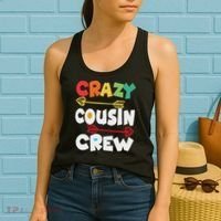 Crazy Cousin Crew Funny Matching Family Ns Women's Tank Top thumb 2