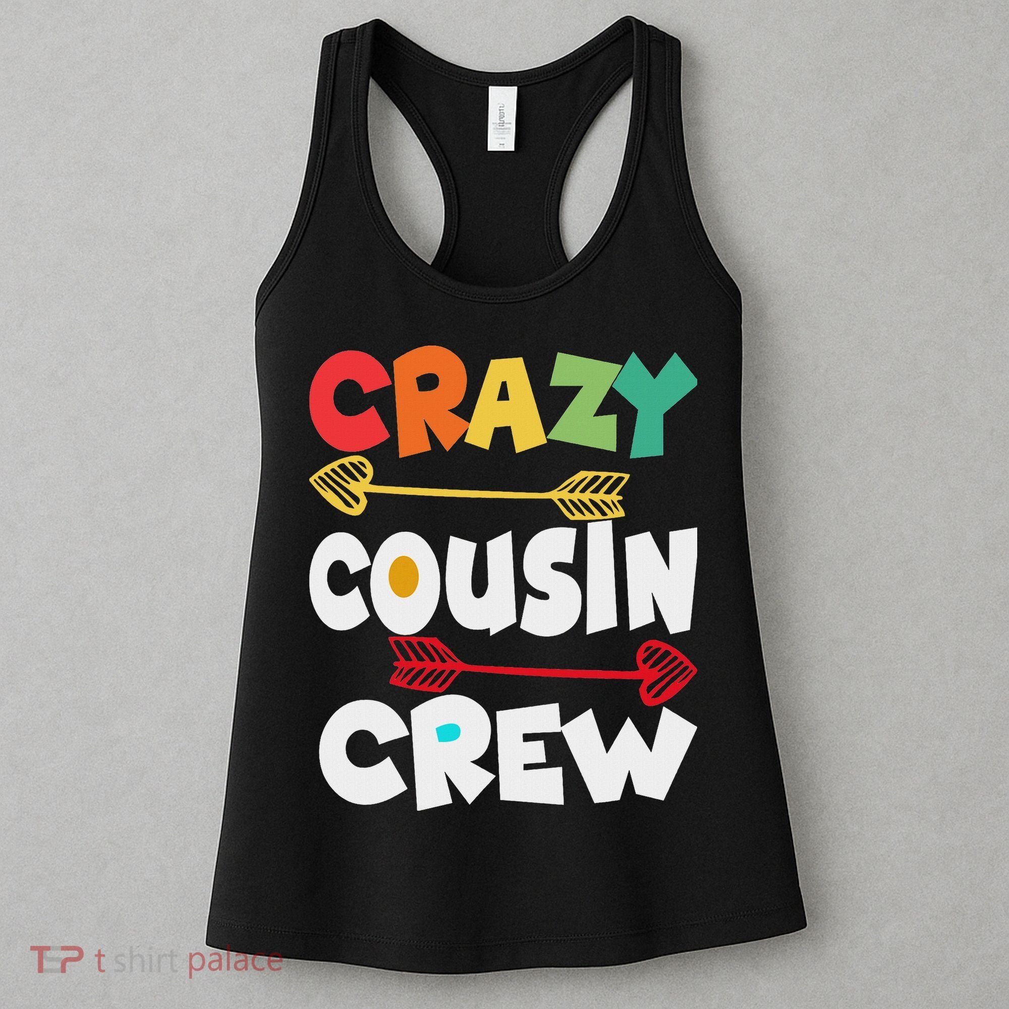 Crazy Cousin Crew Funny Matching Family Ns Women's Tank Top