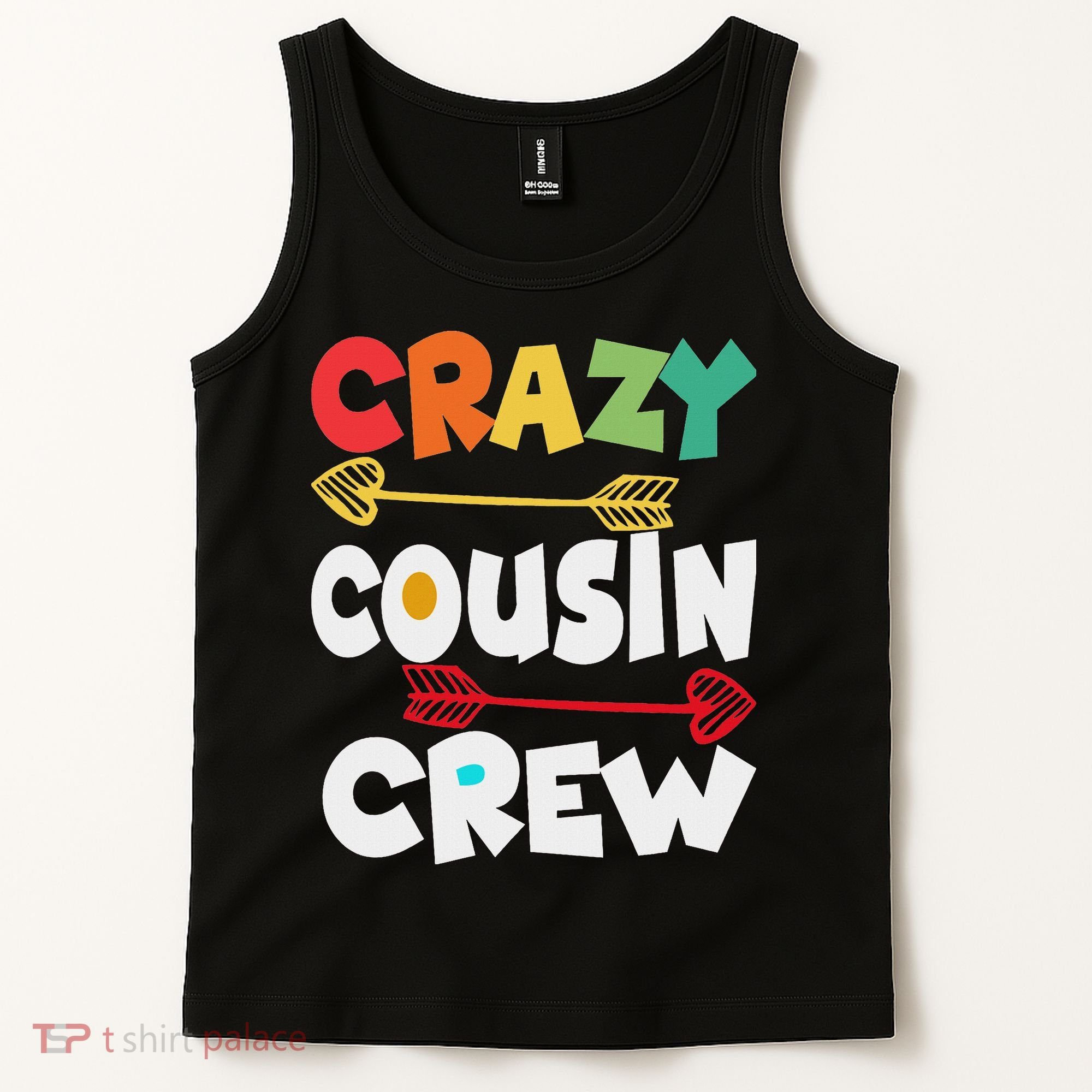 Crazy Cousin Crew Funny Matching Family Ns Tank Top