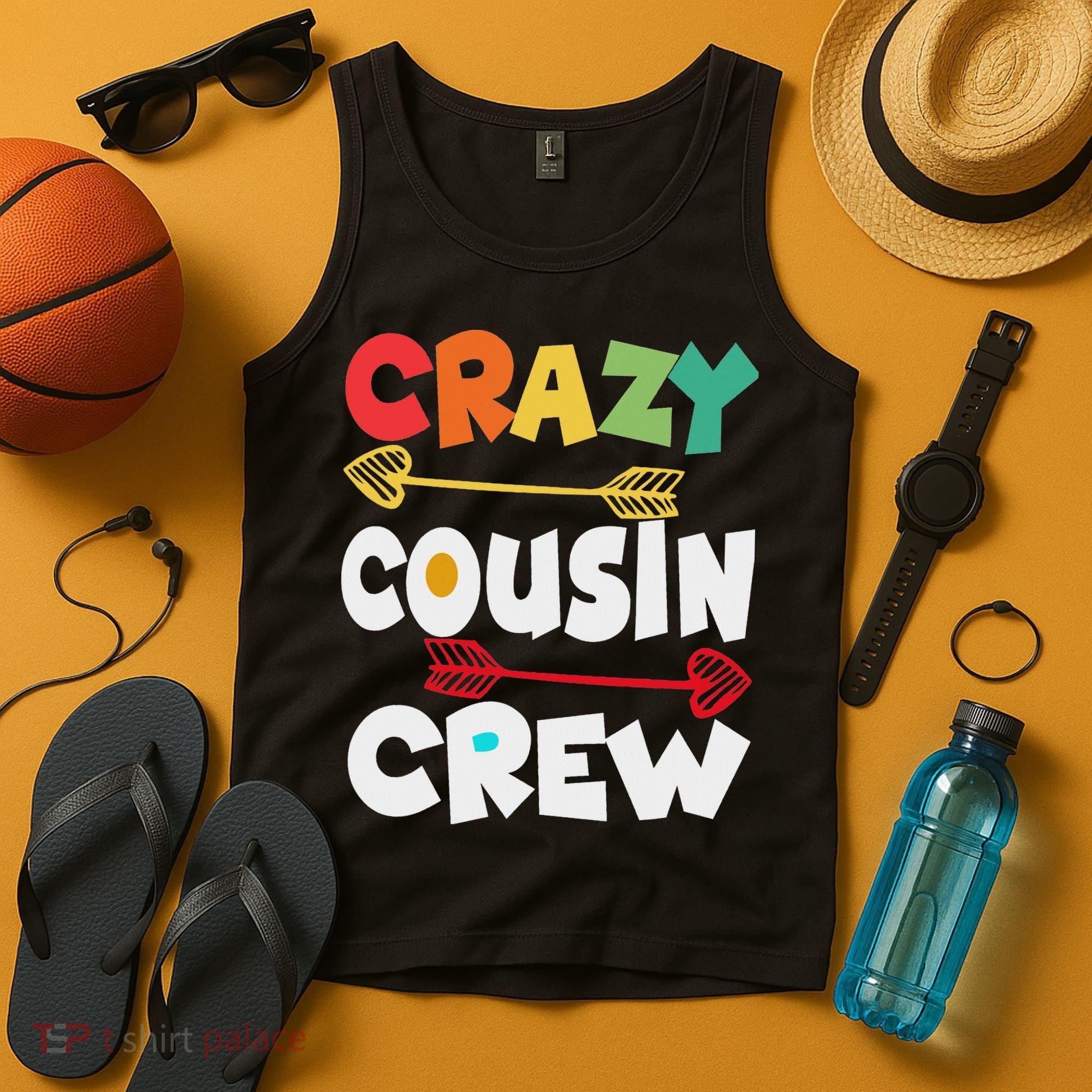 Crazy Cousin Crew Funny Matching Family Ns Tank Top