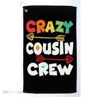 Crazy Cousin Crew Funny Matching Family Ns Golf Towel thumb 0
