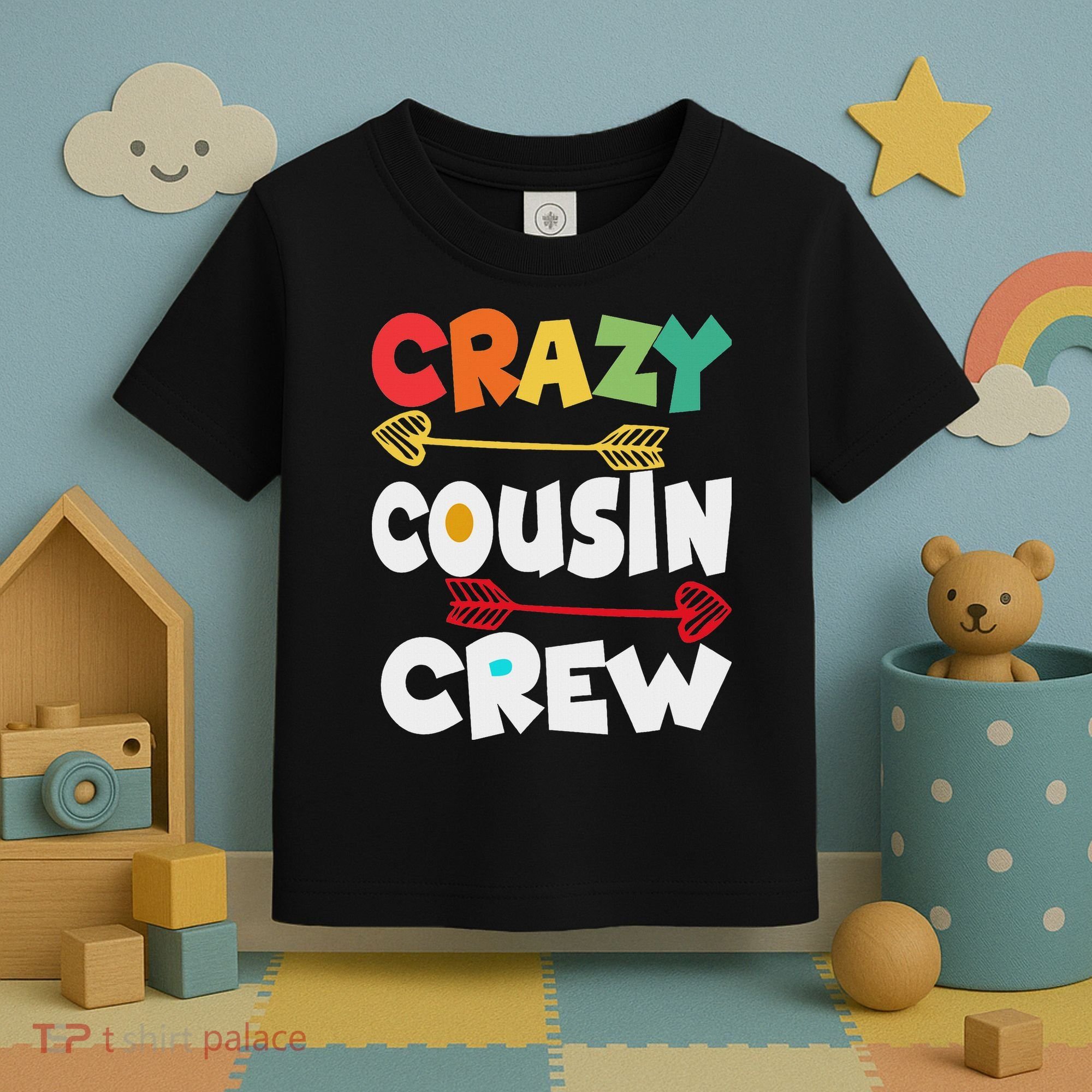 Crazy Cousin Crew Funny Matching Family Ns Toddler T-Shirt