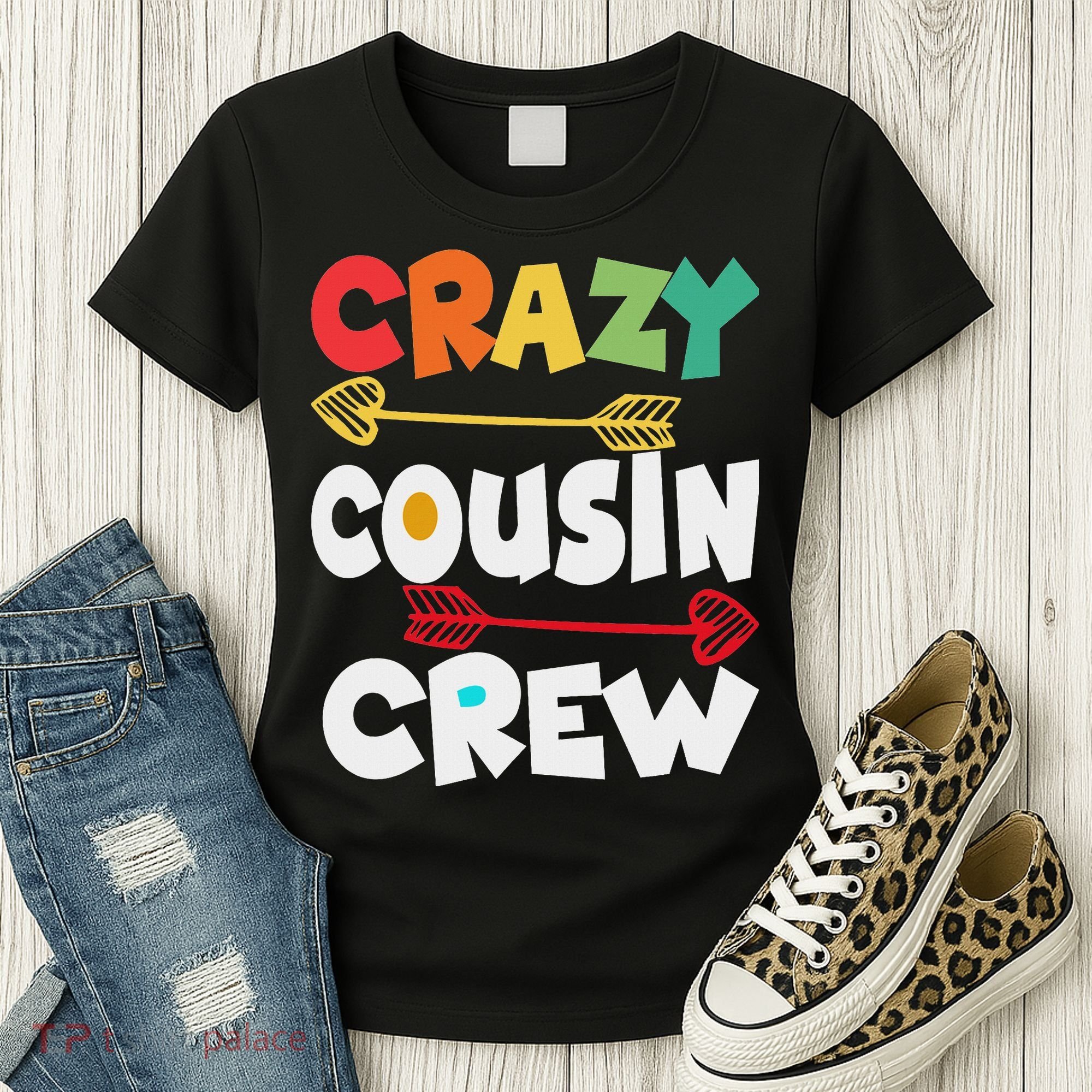 Crazy Cousin Crew Funny Matching Family Ns Women's T-Shirt