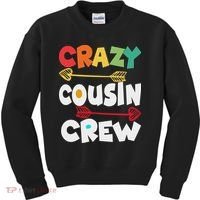 Crazy Cousin Crew Funny Matching Family Ns Kids Sweatshirt thumb 0