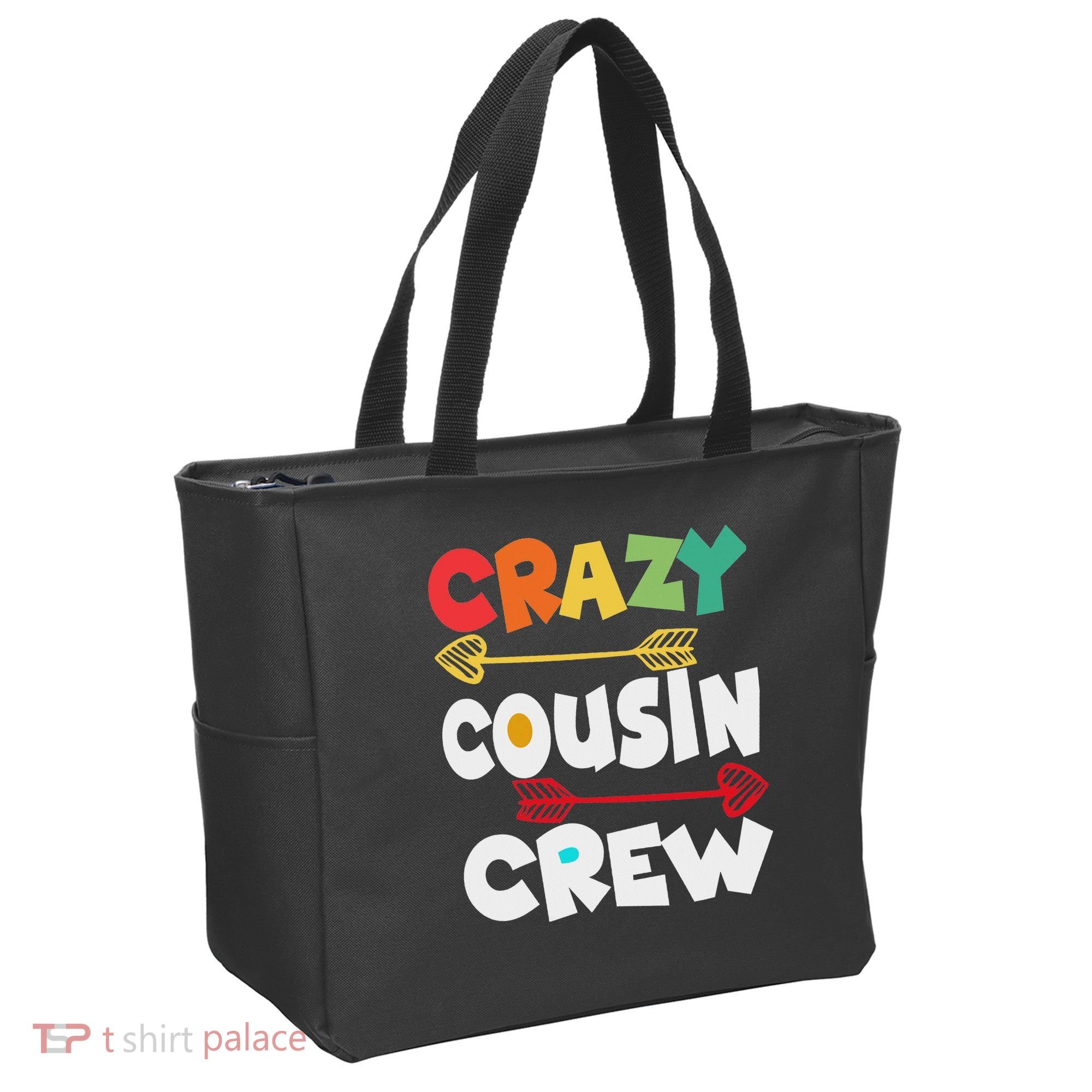 Crazy Cousin Crew Funny Matching Family Ns Tote Bag