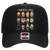 Coffee Cats Cute Cat Inspired Funny Hat thumb 0