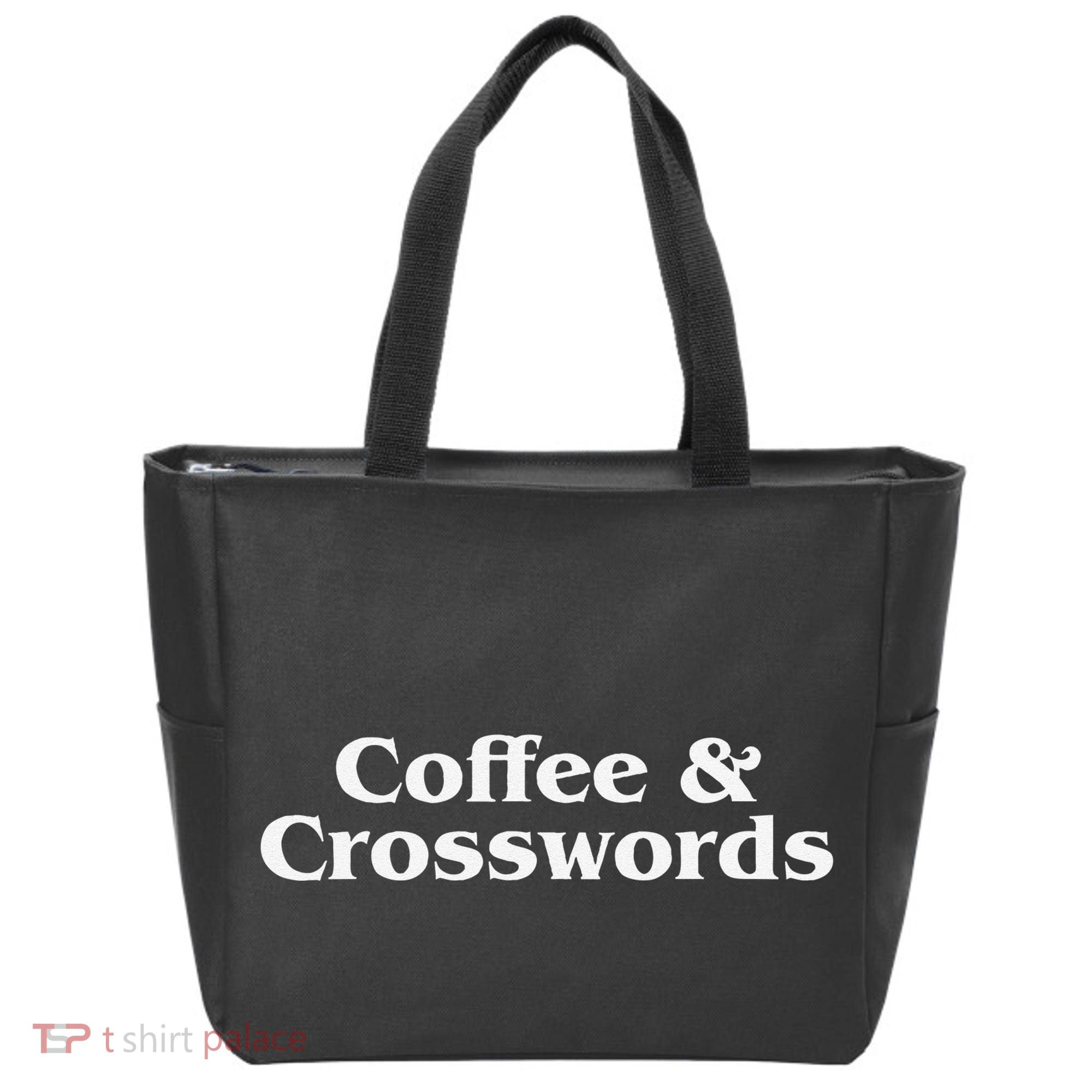 Coffee & Crosswords  Crossword Lover  Crossword  For Tote Bag
