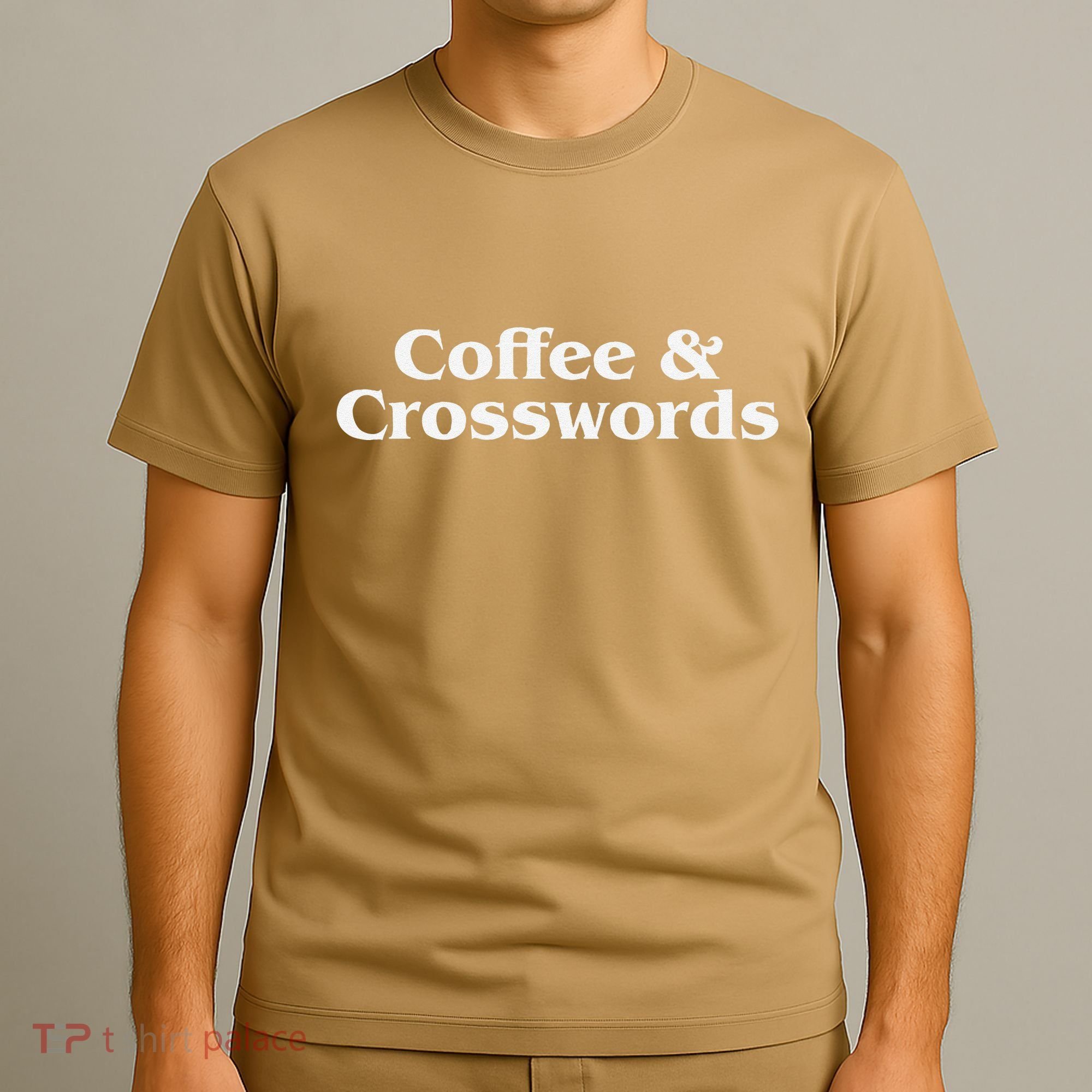 Coffee & Crosswords  Crossword Lover  Crossword  For T-Shirt