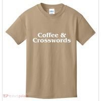Coffee & Crosswords  Crossword Lover  Crossword  For Kids T-Shirt thumb 0