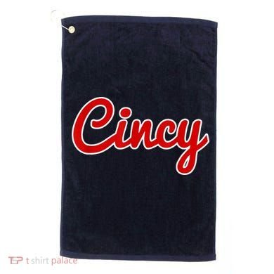 Cincy Cincinnati Golf Towel