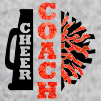 Cheer Coach Cheerleader Megaphone Pom Pom The Baniff Cuffed Pom Beanie thumb 2