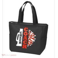 Cheer Coach Cheerleader Megaphone Pom Pom Tote Bag thumb 3