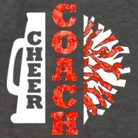 Cheer Coach Cheerleader Megaphone Pom Pom Vector Backpack thumb 2