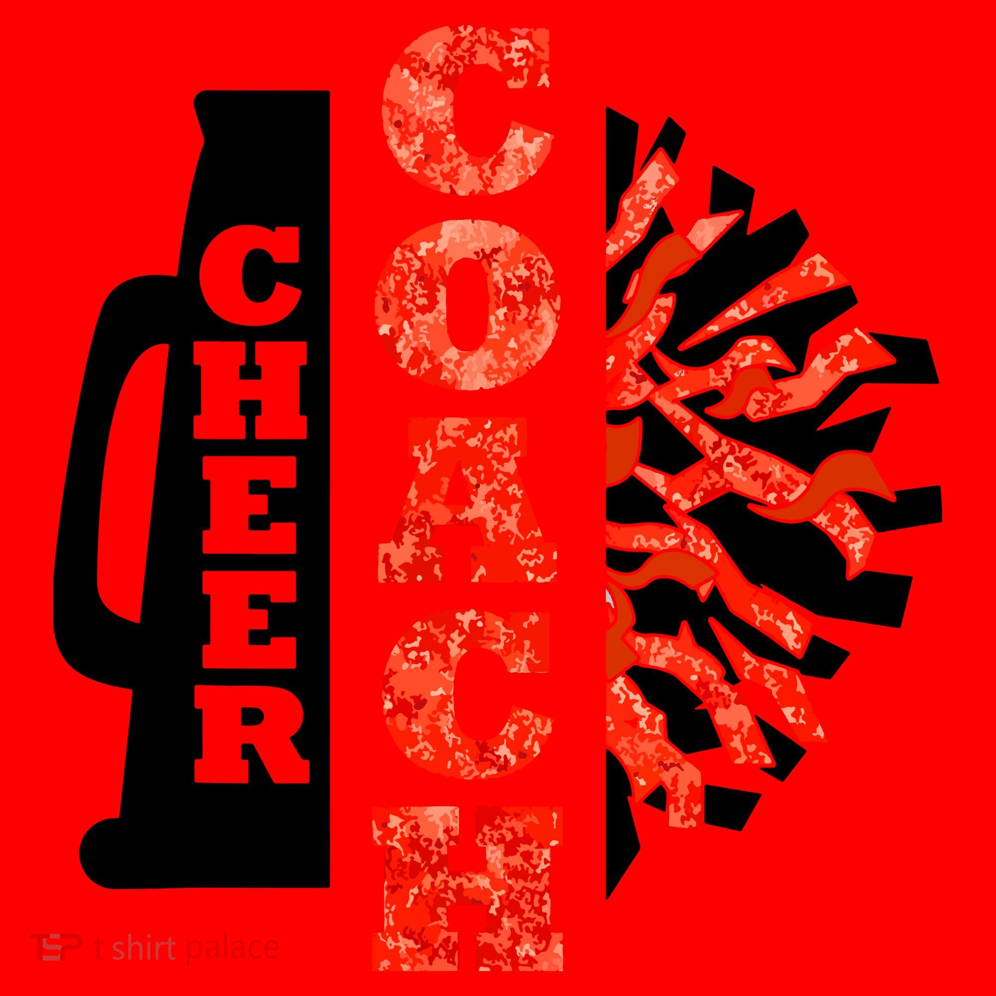 Cheer Coach Cheerleader Megaphone Pom Pom Santa Hat