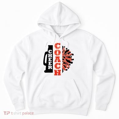 Cheer Coach Cheerleader Megaphone Pom Pom Hoodie