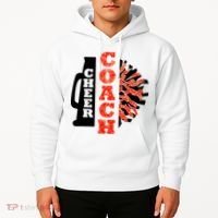 Cheer Coach Cheerleader Megaphone Pom Pom Hoodie thumb 2