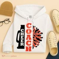 Cheer Coach Cheerleader Megaphone Pom Pom Hoodie thumb 4
