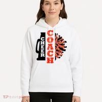 Cheer Coach Cheerleader Megaphone Pom Pom Hoodie thumb 5
