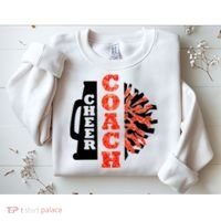 Cheer Coach Cheerleader Megaphone Pom Pom Sweatshirt thumb 2