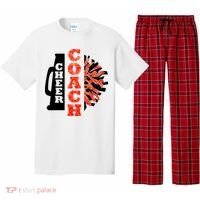 Cheer Coach Cheerleader Megaphone Pom Pom Pajama Set thumb 0