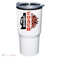 Cheer Coach Cheerleader Megaphone Pom Pom Tumbler thumb 0
