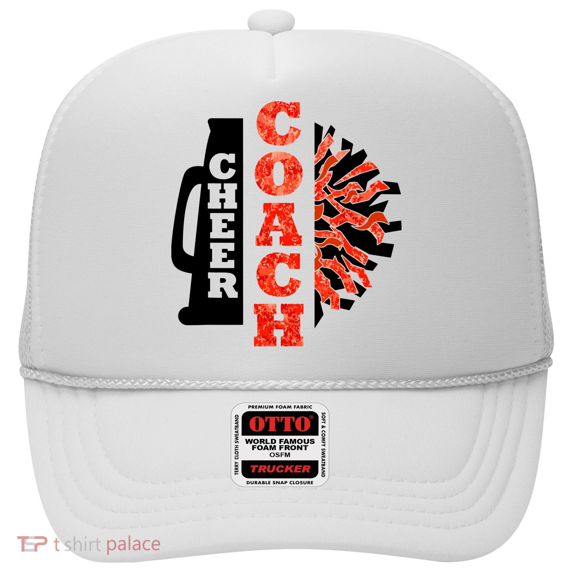 Cheer Coach Cheerleader Megaphone Pom Pom Hat