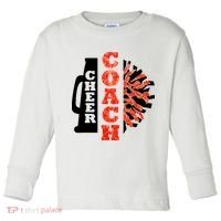 Cheer Coach Cheerleader Megaphone Pom Pom Toddler Long Sleeve Shirt thumb 0
