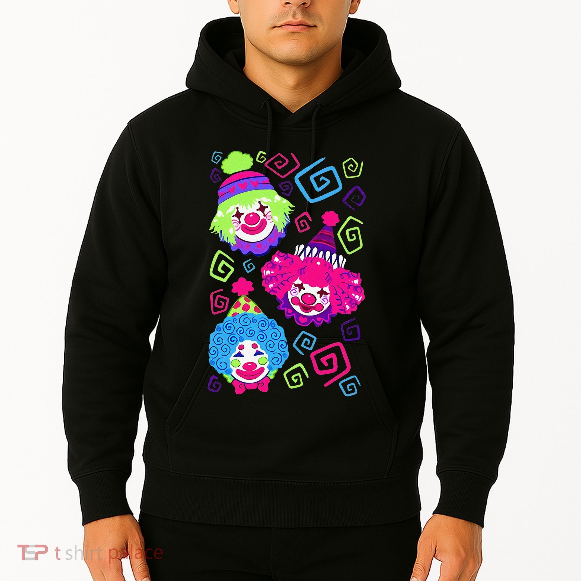 Clown Circus Carnival Costume Birthday Theme Party Hoodie