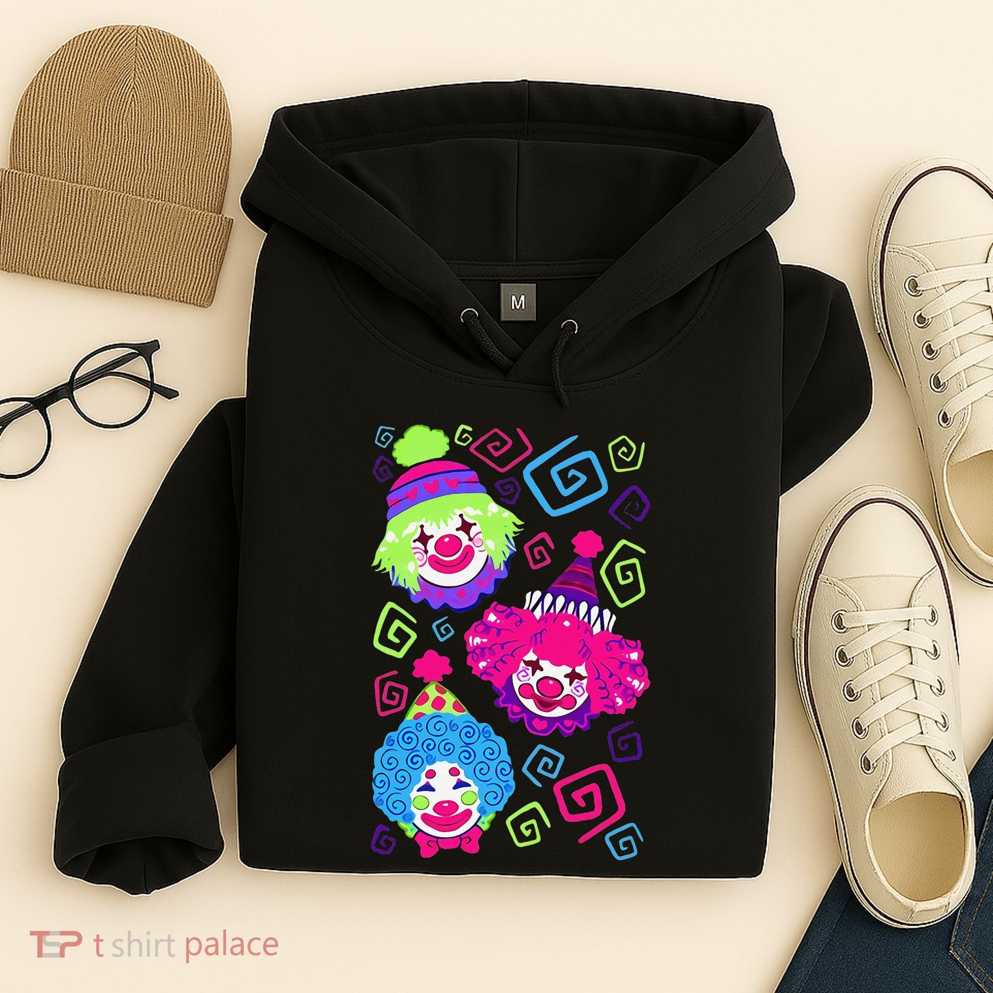 Clown Circus Carnival Costume Birthday Theme Party Hoodie
