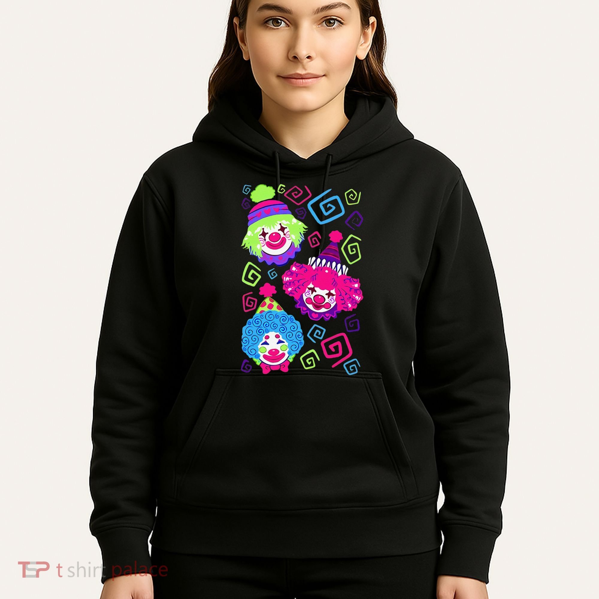 Clown Circus Carnival Costume Birthday Theme Party Hoodie