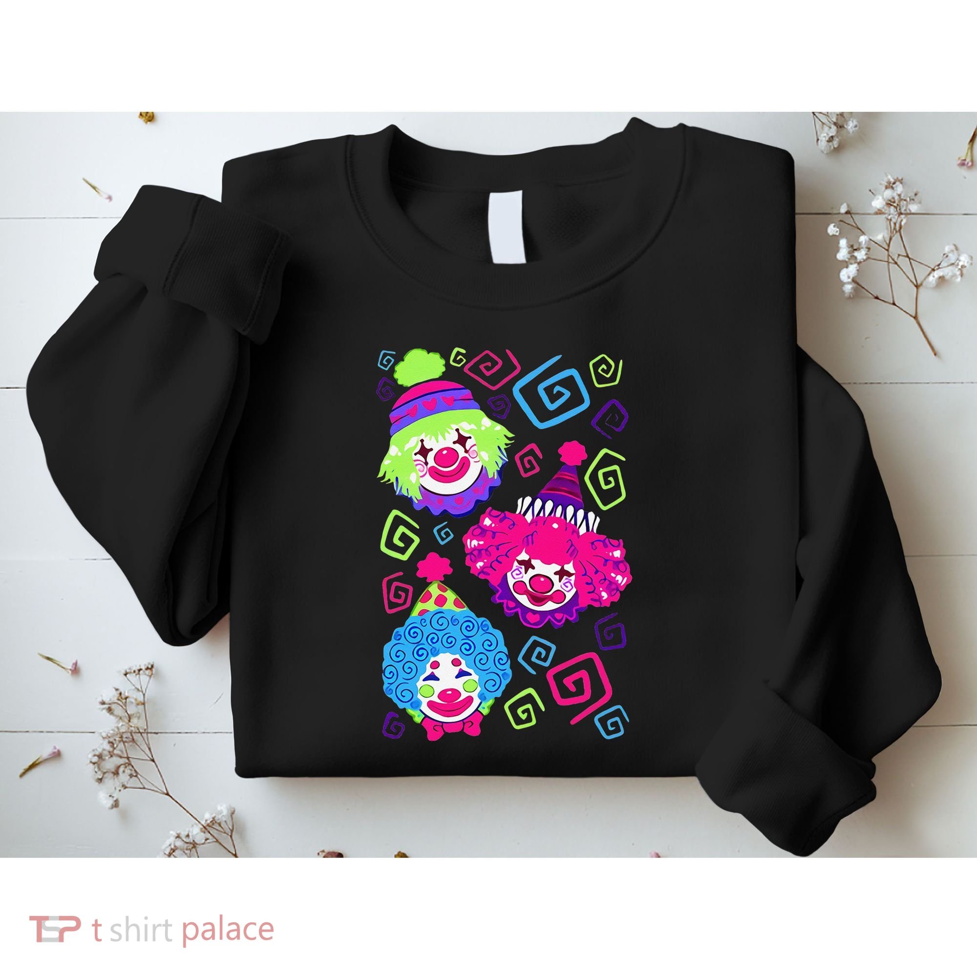 Clown Circus Carnival Costume Birthday Theme Party Sweatshirt