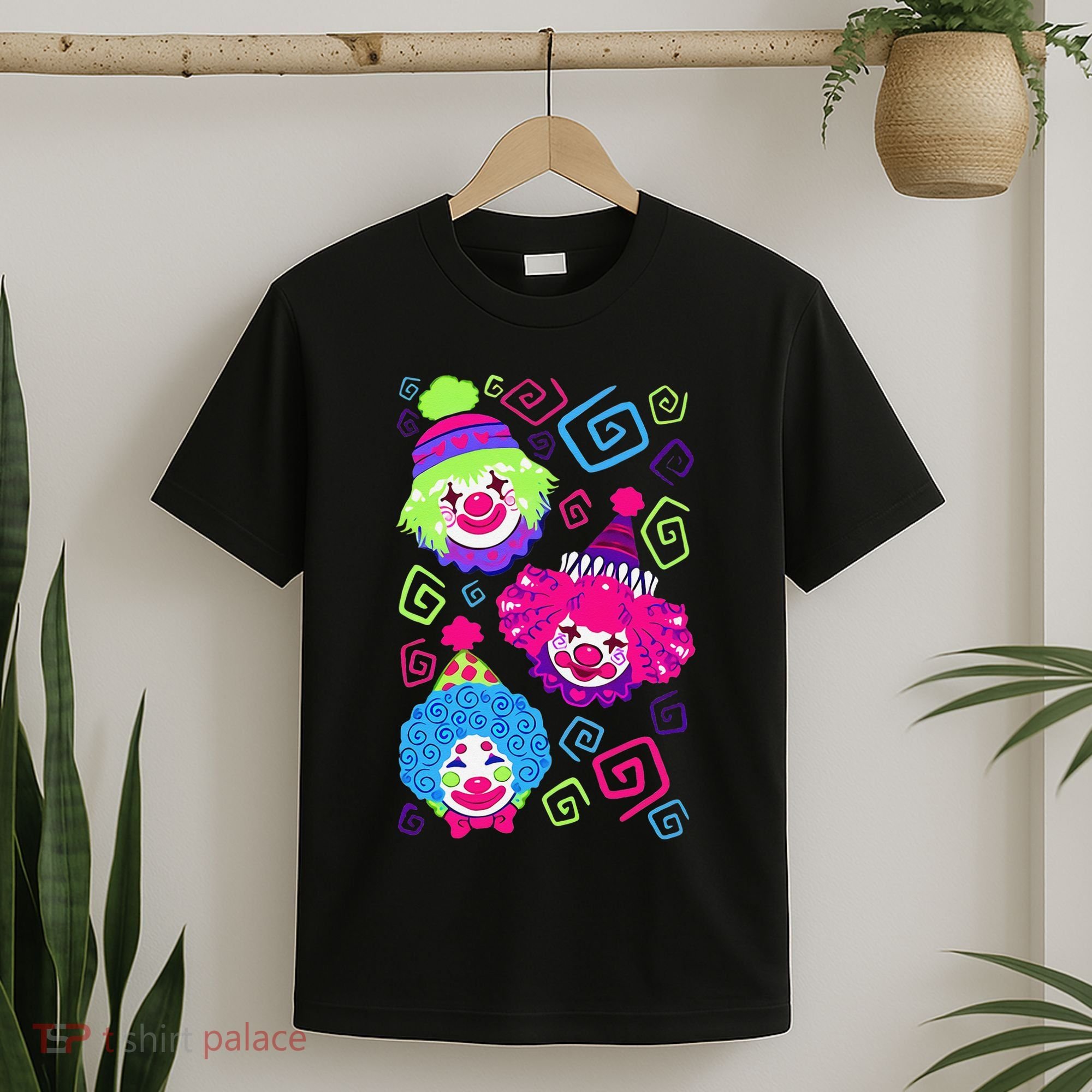 Clown Circus Carnival Costume Birthday Theme Party T-Shirt