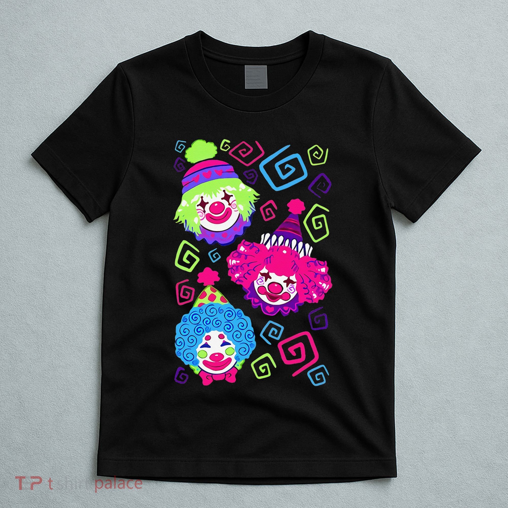 Clown Circus Carnival Costume Birthday Theme Party T-Shirt