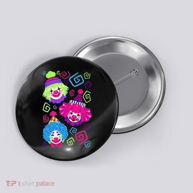 Clown Circus Carnival Costume Birthday Theme Party Button
