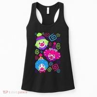 Clown Circus Carnival Costume Birthday Theme Party Women's Tank Top thumb 0