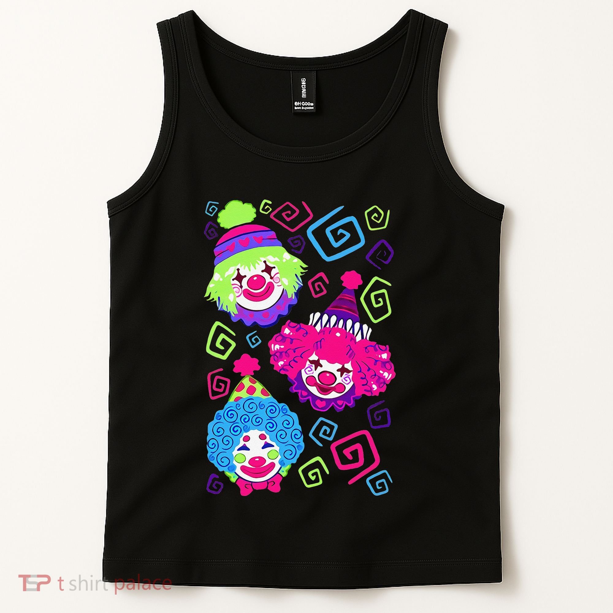 Clown Circus Carnival Costume Birthday Theme Party Tank Top