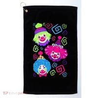 Clown Circus Carnival Costume Birthday Theme Party Golf Towel thumb 0