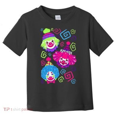Clown Circus Carnival Costume Birthday Theme Party Toddler T-Shirt