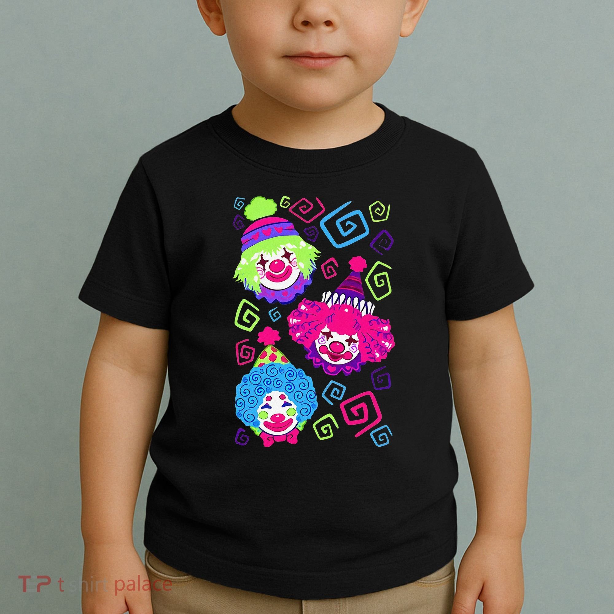 Clown Circus Carnival Costume Birthday Theme Party Toddler T-Shirt