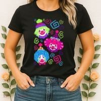 Clown Circus Carnival Costume Birthday Theme Party Women's T-Shirt thumb 2