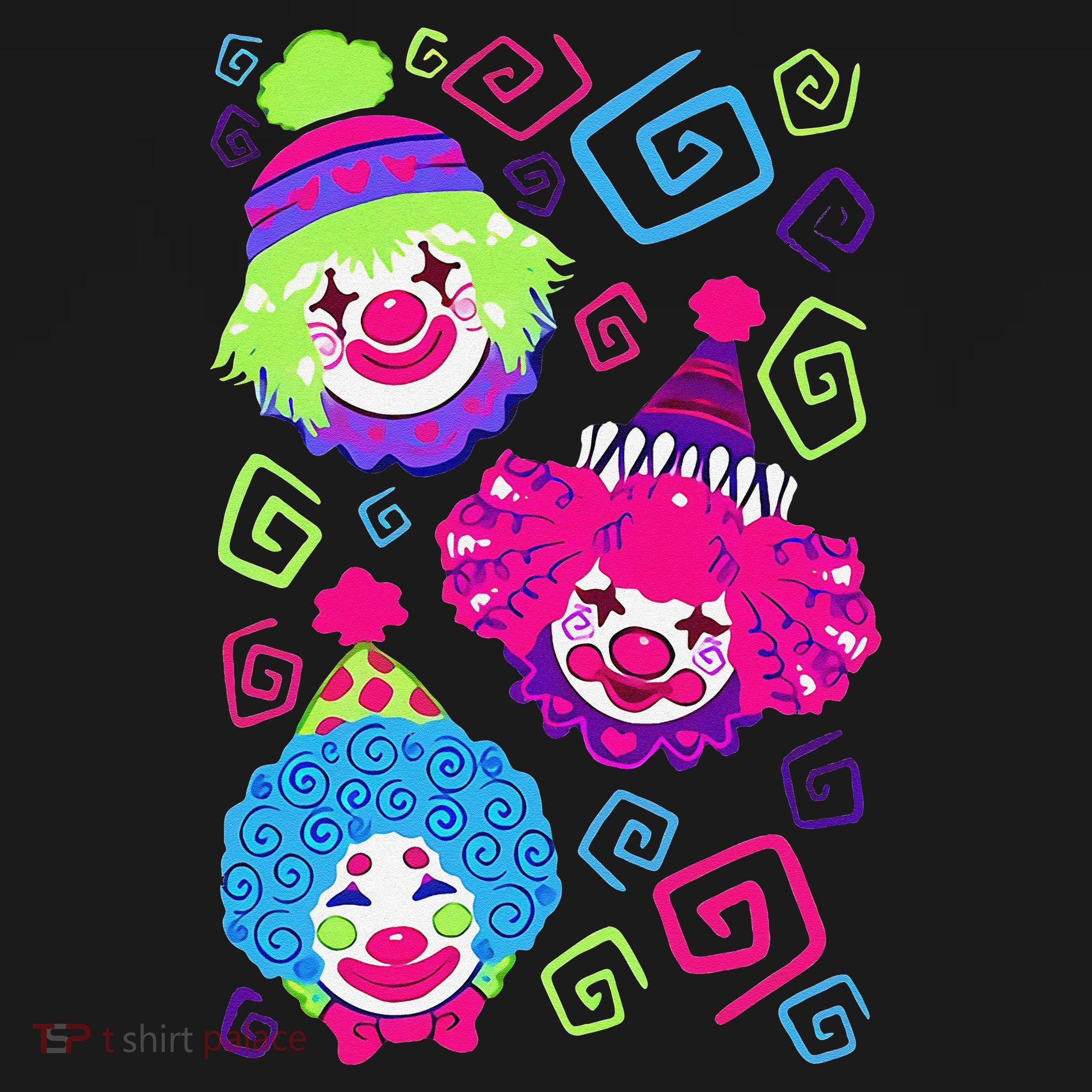 Clown Circus Carnival Costume Birthday Theme Party Women's T-Shirt