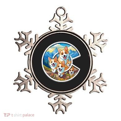 Colorado Corgi Cute Dog in the Rocky Mountains Ornament